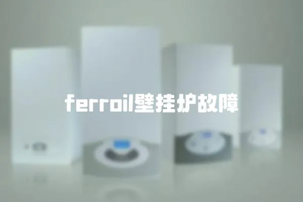 ferroil壁挂炉故障