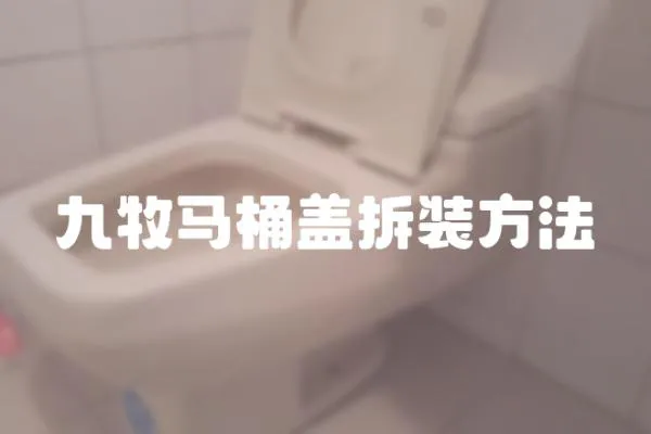 九牧馬桶蓋拆裝方法