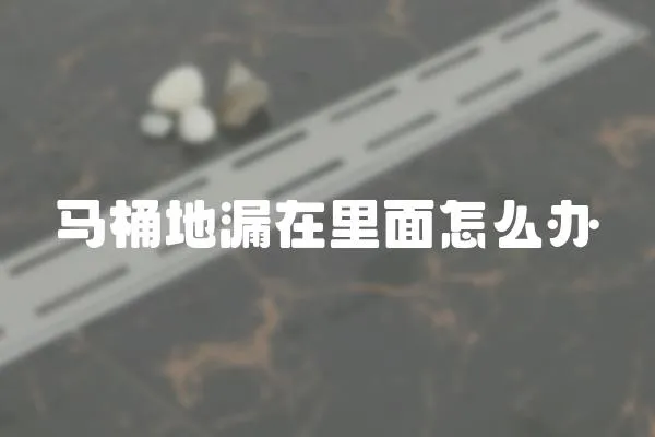 馬桶地漏在里面怎么辦