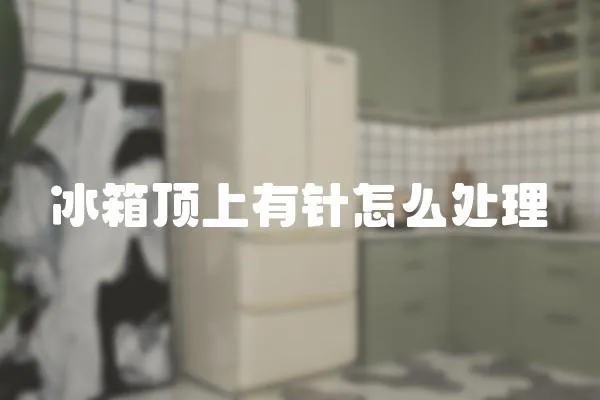 冰箱頂上有針怎么處理