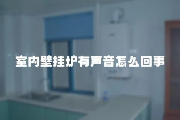室內壁掛爐有聲音怎么回事
