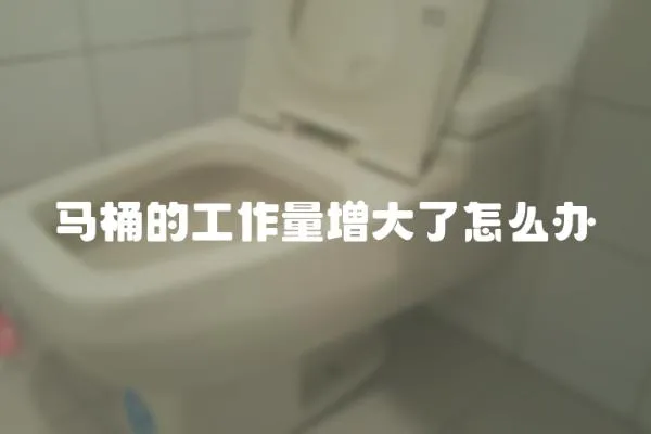 馬桶的工作量增大了怎么辦