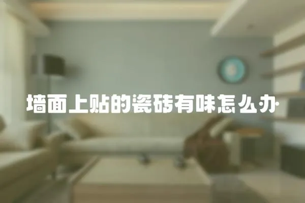 墻面上貼的瓷磚有味怎么辦