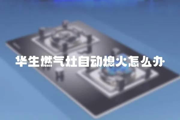 華生燃氣灶自動熄火怎么辦