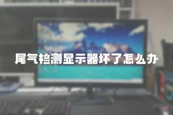 尾氣檢測(cè)顯示器壞了怎么辦