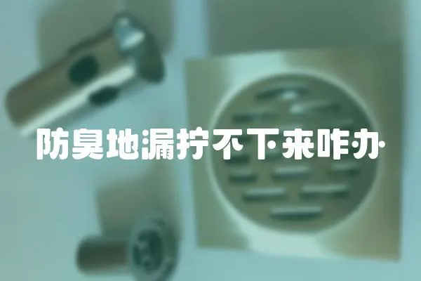 防臭地漏擰不下來咋辦
