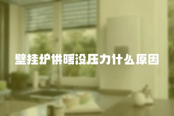 壁掛爐供暖沒壓力什么原因