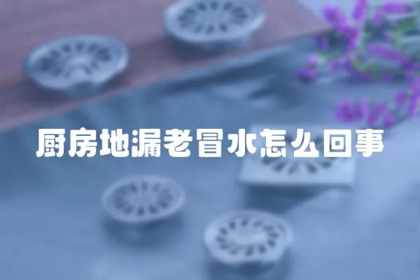 廚房地漏老冒水怎么回事