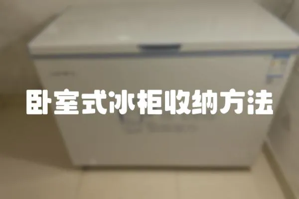 臥室式冰柜收納方法