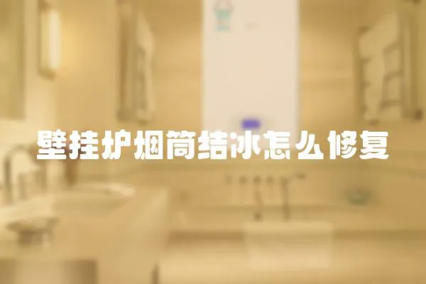 壁掛爐煙筒結冰怎么修復