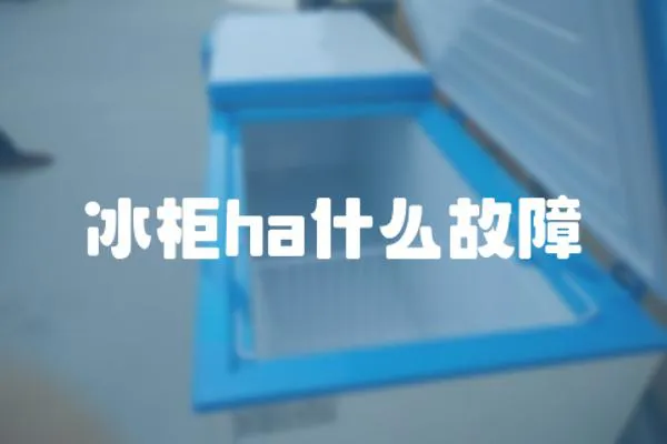 冰柜ha什么故障