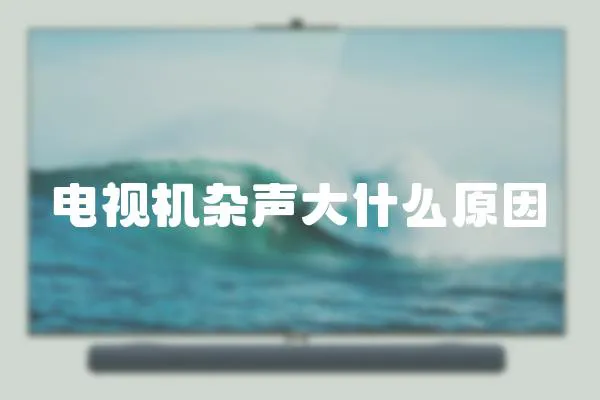 電視機雜聲大什么原因