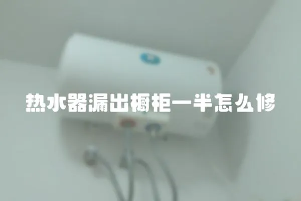 熱水器漏出櫥柜一半怎么修