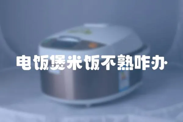 電飯煲米飯不熟咋辦
