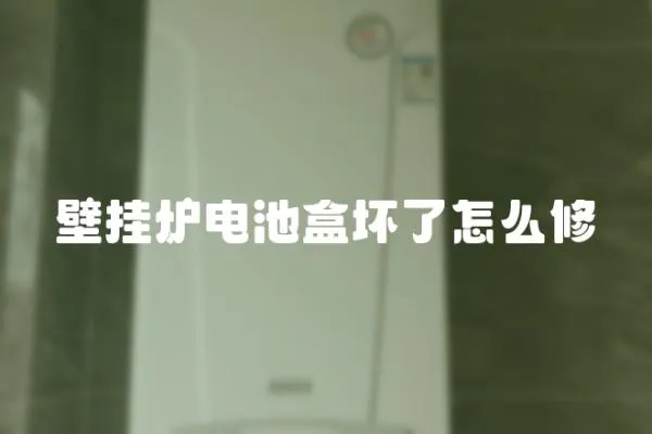 壁掛爐電池盒壞了怎么修