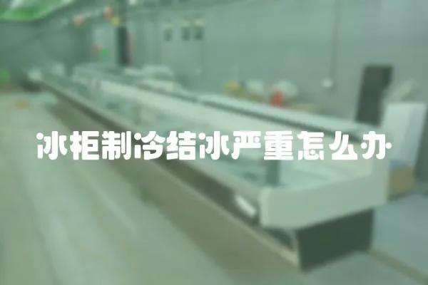 冰柜制冷結冰嚴重怎么辦