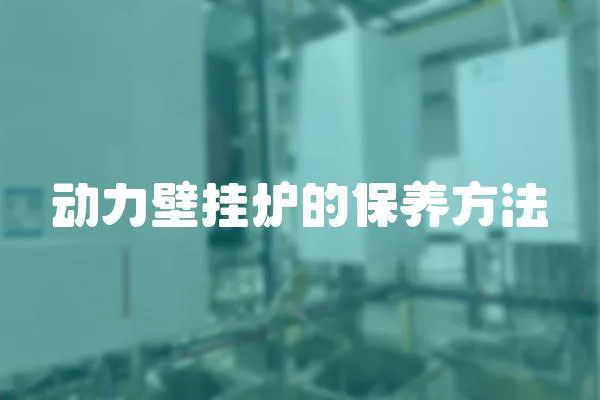 動(dòng)力壁掛爐的保養(yǎng)方法