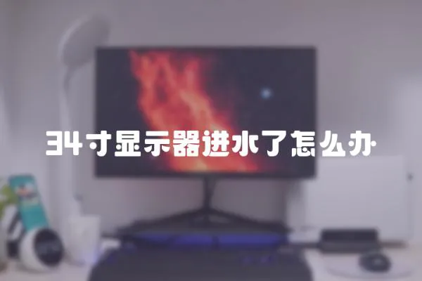 34寸顯示器進水了怎么辦