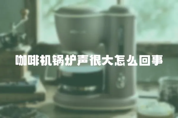 咖啡機鍋爐聲很大怎么回事