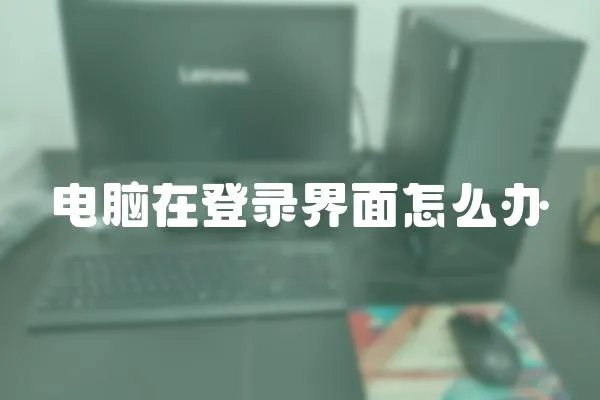 電腦在登錄界面怎么辦