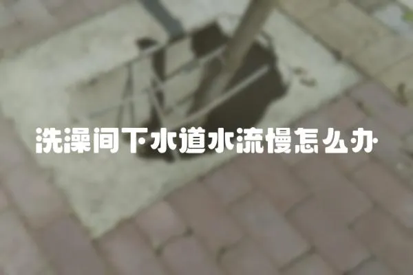 洗澡間下水道水流慢怎么辦