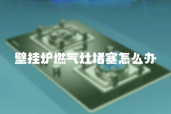 壁掛爐燃氣灶堵塞怎么辦