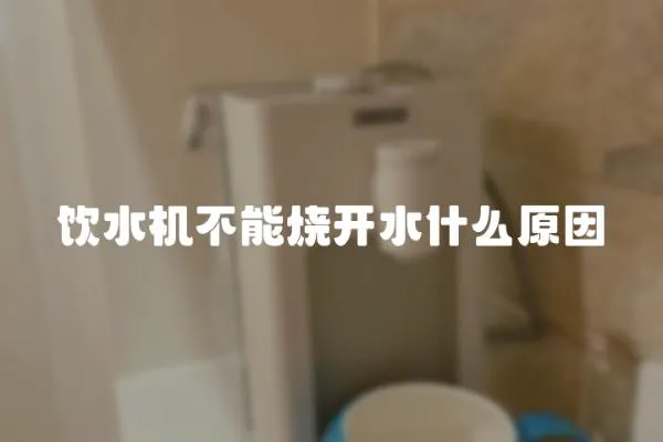 饮水机不能烧开水什么原因