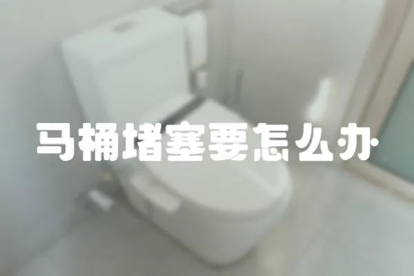 馬桶堵塞要怎么辦