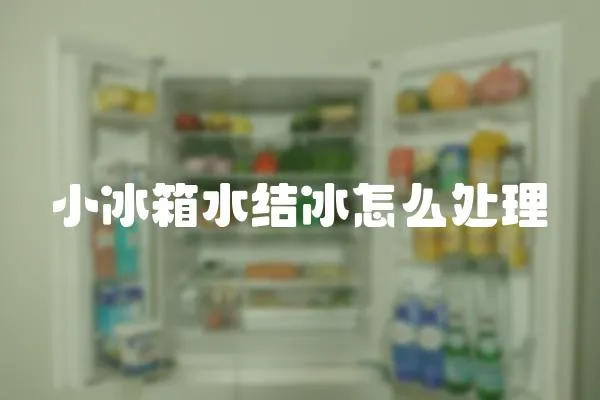 小冰箱水結冰怎么處理