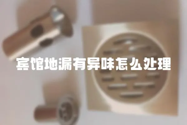 賓館地漏有異味怎么處理