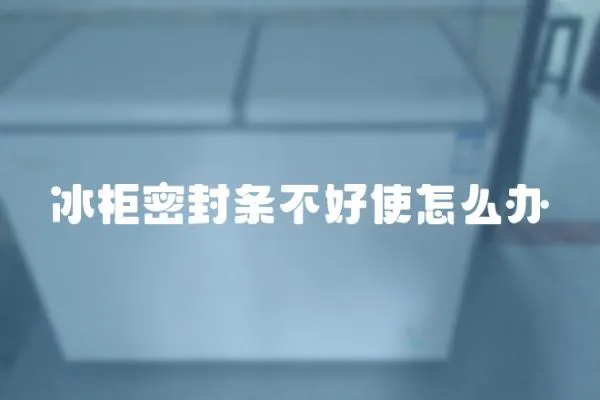 冰柜密封條不好使怎么辦