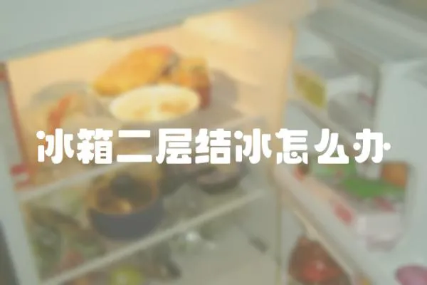 冰箱二層結冰怎么辦