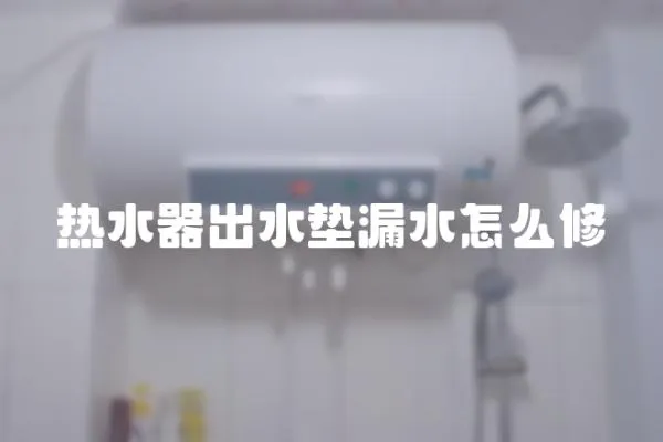 熱水器出水墊漏水怎么修