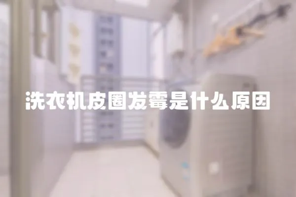 洗衣機皮圈發(fā)霉是什么原因