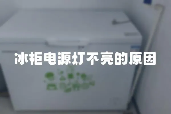 冰柜電源燈不亮的原因
