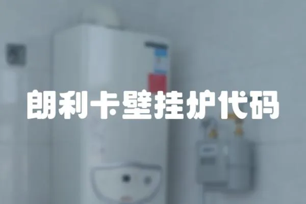 朗利卡壁掛爐代碼