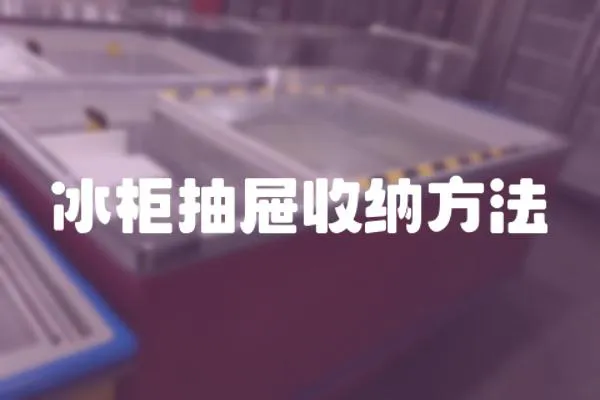 冰柜抽屜收納方法