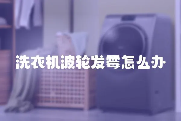 洗衣機波輪發霉怎么辦