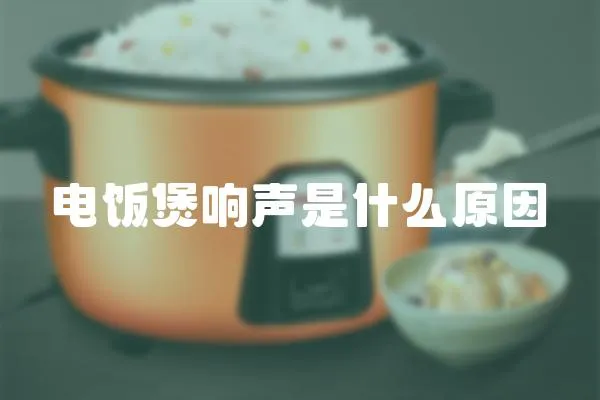 電飯煲響聲是什么原因