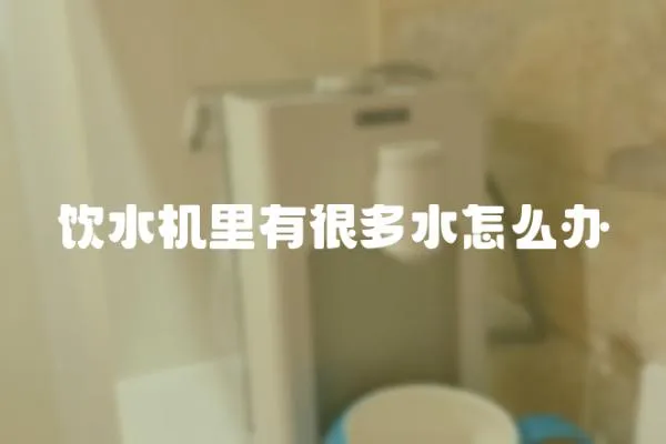 饮水机里有很多水怎么办