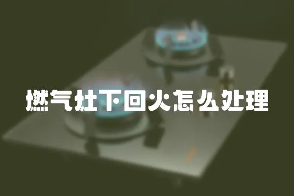 燃?xì)庠钕禄鼗鹪趺刺幚?></a></div>
                    <div   id=