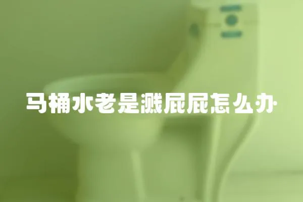 馬桶水老是濺屁屁怎么辦