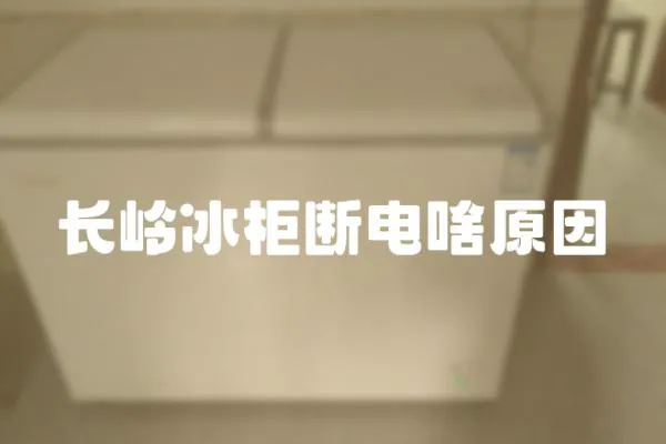 長嶺冰柜斷電啥原因