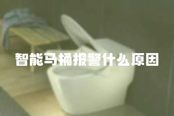智能馬桶報警什么原因