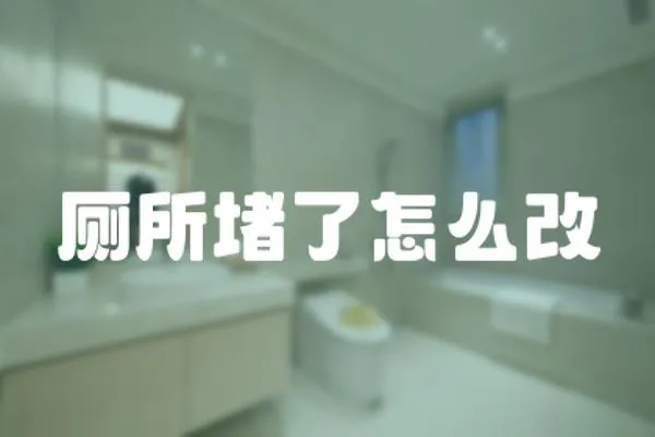 廁所堵了怎么改