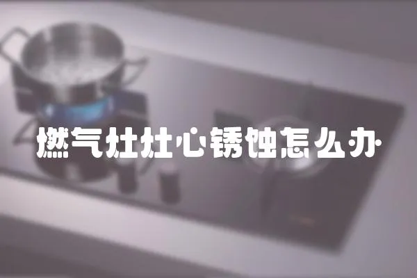 燃?xì)庠钤钚匿P蝕怎么辦