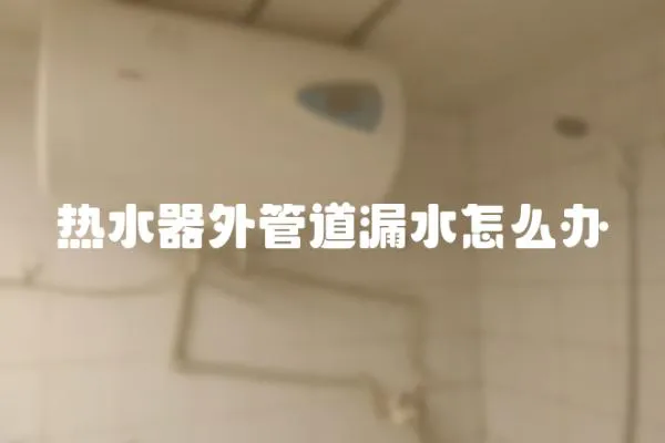 熱水器外管道漏水怎么辦