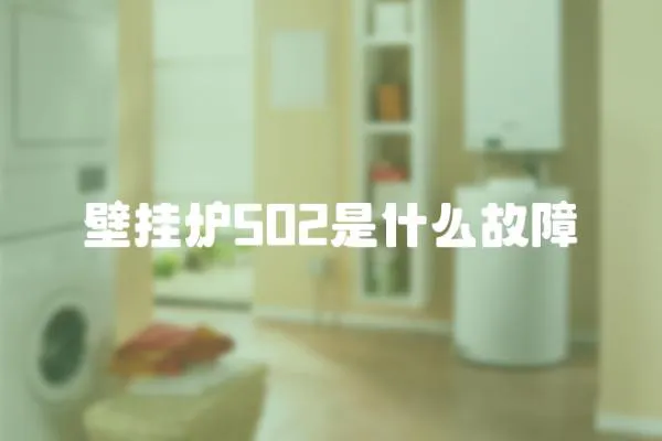 壁掛爐502是什么故障