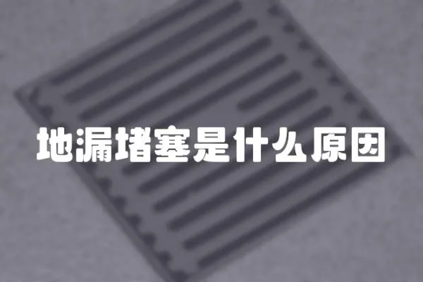 地漏堵塞是什么原因