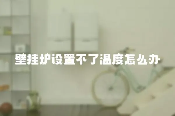 壁掛爐設(shè)置不了溫度怎么辦
